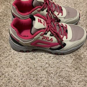 Practically new, Fila hiking/athletic shoes